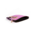 SELETTI Toiletpaper printed pu laptop bag - lipsticks pink
