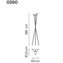 Vibia Skan Push floor lamp