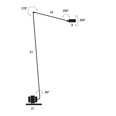 Lumina Daphine Terra LED Floor lamp