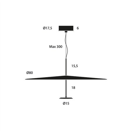 Lumina Dot 800 Suspension lamp