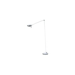 Lumina Elle Classic floor lamp with adjustable arm and integrated cord dimmer
