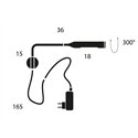 Lumina Flo Wall (with cable/adaptor) Wall lamp