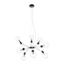 Lumina Matrix Otto suspension lamp with eight individual lights, dimmable and compatible with E27 bulbs.
