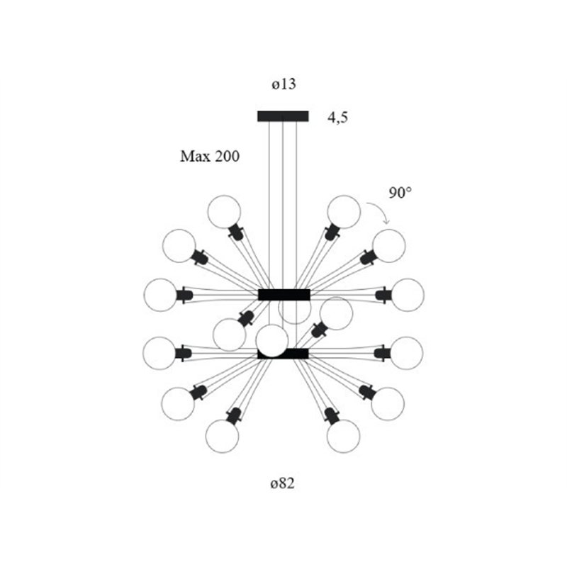 Lumina Matrix Doppia Hängelampe