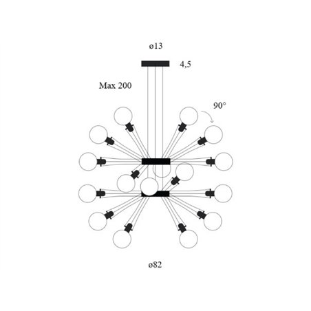 Lumina Matrix Doppia Suspension lamp