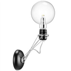 Lumina Matrix Mono wall lamp / ceiling lamp with 1 light, dimmable and compatible with E27 bulb.