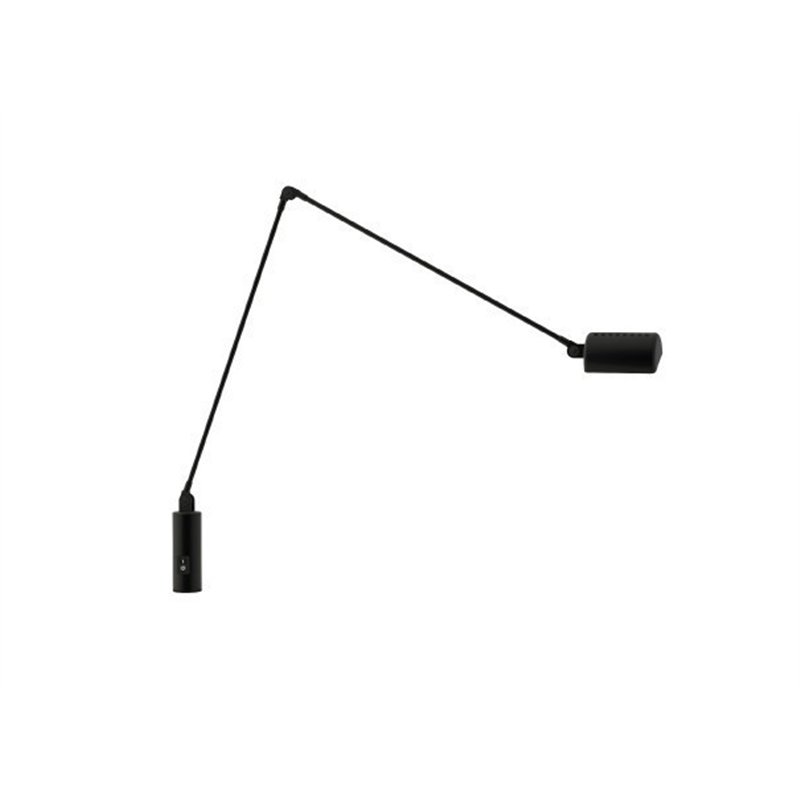 Lumina Daphine Cilindro LED Tischlampe mit schwenkbarem Kopf und verstellbarem Arm.