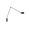 Lumina Daphine Cilindro LED Tischlampe mit schwenkbarem Kopf und verstellbarem Arm.