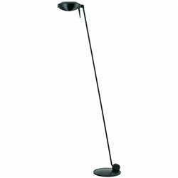 Lumina Elle 1 LED floor lamp with adjustable design and integrated dimmable switch.