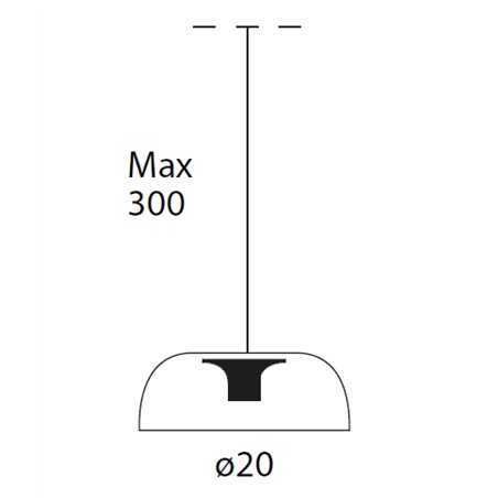 Lumina Tia 200 Suspension lamp