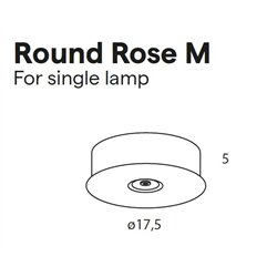 Lumina Round Rose M (x1)