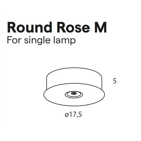 Lumina Round Rose M (x1)