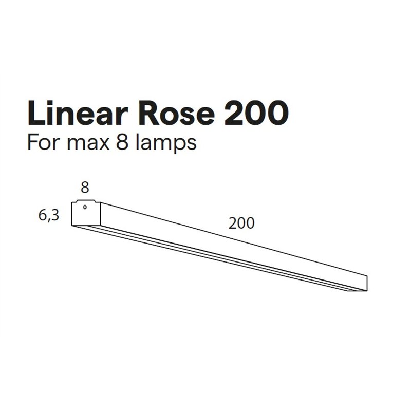 Lumina Linear Rose 200 cm (Max. x8)