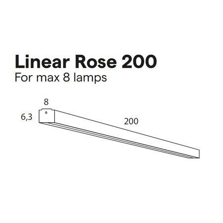 Lumina Linear Rose 200 cm (Max. x8)