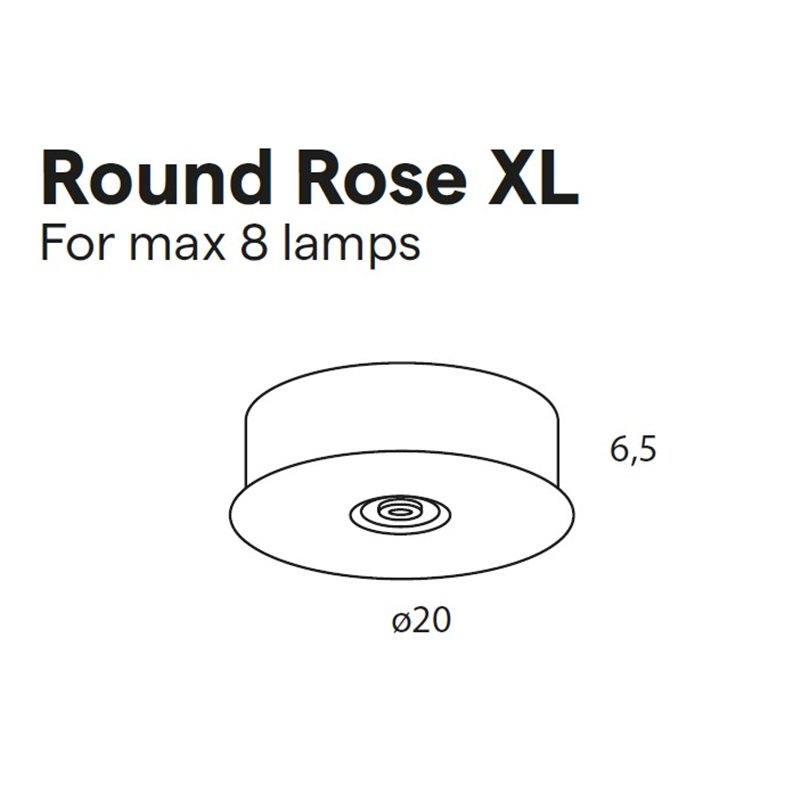 Lumina Round Rose XL (Max. x8)