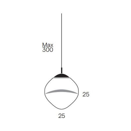 Lumina Aether S Modular Suspension lamp