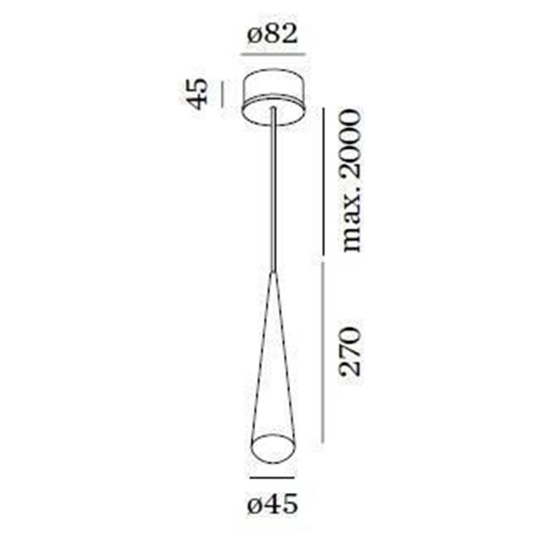 Wever & Ducré Cone 1.0 Hängelampe