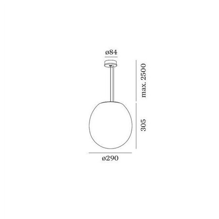 Wever & Ducré Dro Suspended 3.0 Suspension lamp