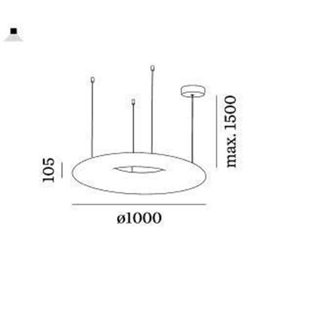 Wever & Ducré Gigant 10.0 Suspension lamp