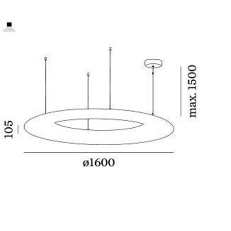 Wever & Ducré Gigant 16.0 Suspension lamp