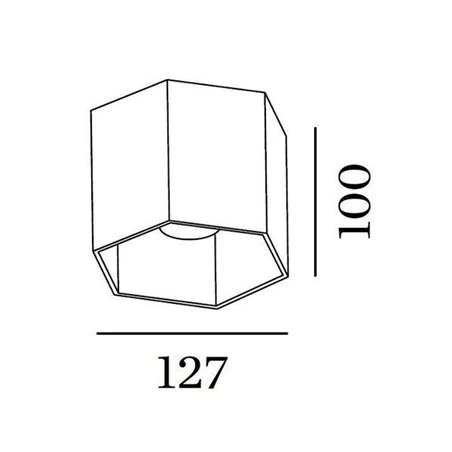Wever & Ducré Hexo 1.0 PAR16 Ceiling lamp