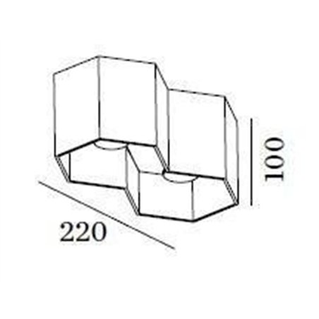 Wever & Ducré Hexo 2.0 PAR16 Ceiling lamp