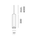 Wever & Ducré Hexo Suspended 3.0 LED Suspension lamp