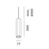 Wever & Ducré Hexo Suspended 3.0 LED Hängelampe