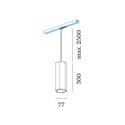 Wever & Ducré Hexo On Track 3.0 PAR16 1-phase Track lighting fixture