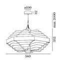 Wever & Ducré J.J.W. 042 Suspension lamp