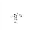 Wever & Ducré Rini Sneak IP44 1.0 LED Recessed spot