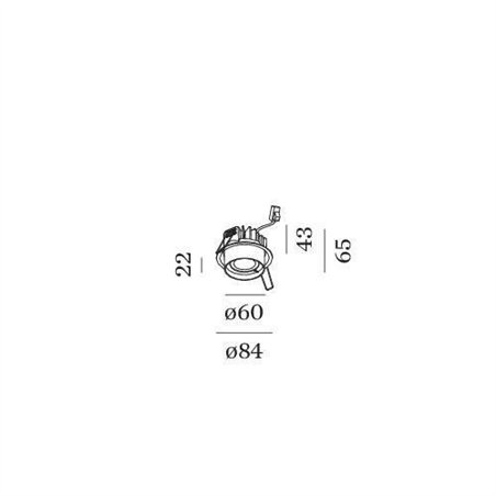 Wever & Ducré Rini Sneak IP44 1.0 LED Recessed spot