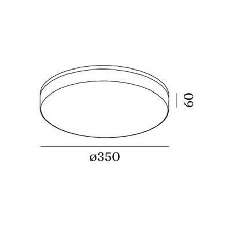 Wever & Ducré Rob IP44 3.5 Ceiling lamp