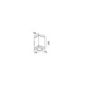 Wever & Ducré Tube Carré Wall 2.0 PAR16 Wall lamp