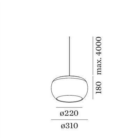 Wever & Ducré Wetro 3.0 Suspension lamp