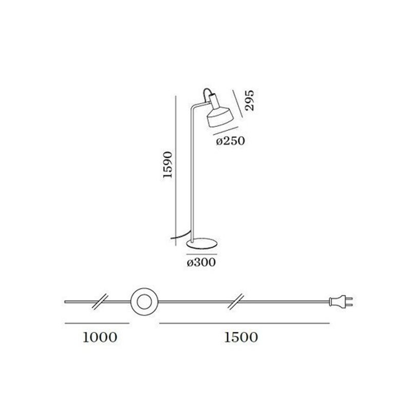 Wever & Ducré Roomor Floor 1.2 Stehlampe