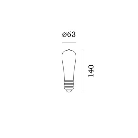 Wever & Ducré ST64 LED Lamp 2200K | E27