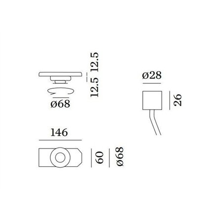 Wever & Ducré Invisible Ceiling Base