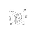 Wever & Ducré Oris / Reto 1.3 Recessed Housing Incl. Plasterkit