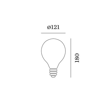 Wever & Ducré G125 LED Lamp 2200K | E27