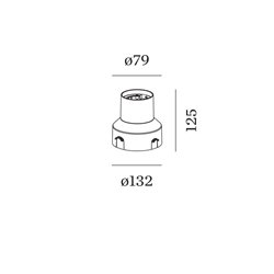 Wever & Ducré Map 0.9 / Chart 0.9 / Blink 2.0 Recessed Ground Housing