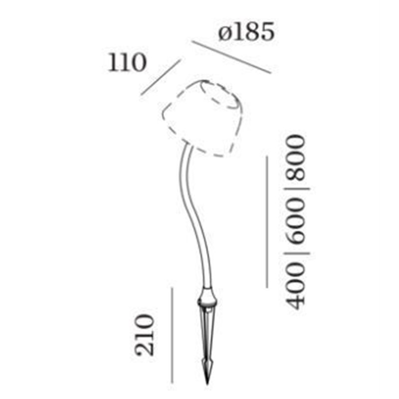 Wever & Ducré Pole 400 Curved Swam