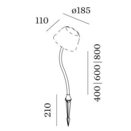 Wever & Ducré Pole 400 Curved Swam