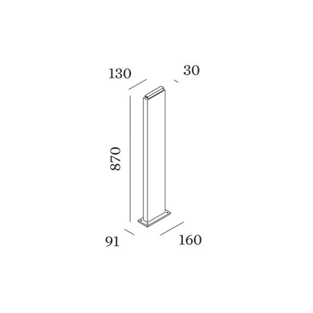 Wever & Ducré Pole 870 With Fixation Plate