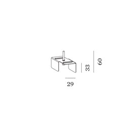 Wever & Ducré Strex Rec Mounting Bracket