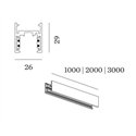 Wever & Ducré Track Profile 1M Strex System | Surface/Suspended