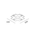 Wever & Ducré Coverplate I/L/T/X 1-Phase Track | Recessed