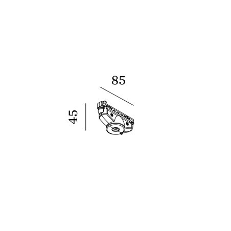 Wever & Ducré Track Adapter 1.0 1-Phase Track