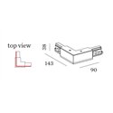 Wever & Ducré L-Connector 2.0 3-Phase Track | Right