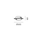 Wever & Ducré Deep Adjust Trimless 1.0 Aluminium Plasterkit
